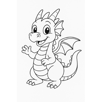 Dragon Coloring Pages for Kids 2026 – Beautiful Coloring Sheets