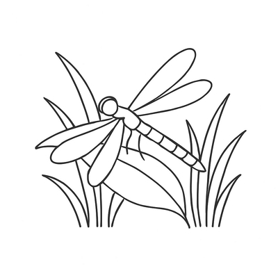 Dragonfly Coloring Pages for Kids 2026