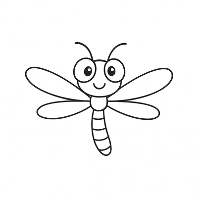 Dragonfly Coloring Pages for Kids 2026