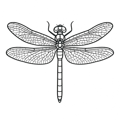 Dragonfly Coloring Pages for Kids 2026