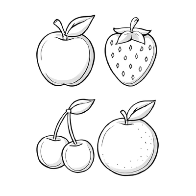 Fruit Coloring Pages for Kids 2026 – Free PDF Download