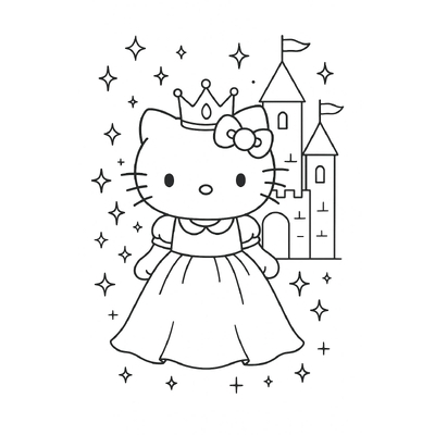 Hello Kitty Coloring Pages for Kids 2026 – Free PDF Sheets