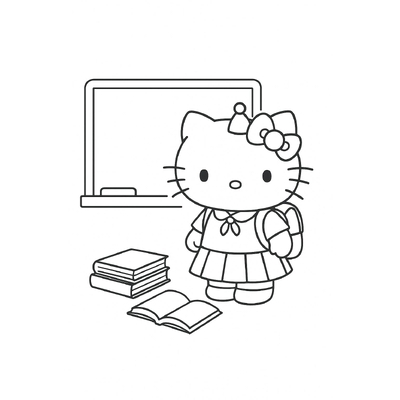 Hello Kitty Coloring Pages for Kids 2026 – Free PDF Sheets