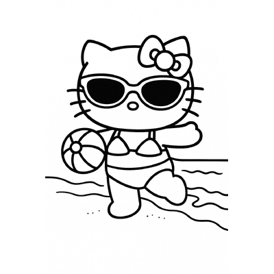Hello Kitty Coloring Pages for Kids 2026 – Free PDF Sheets