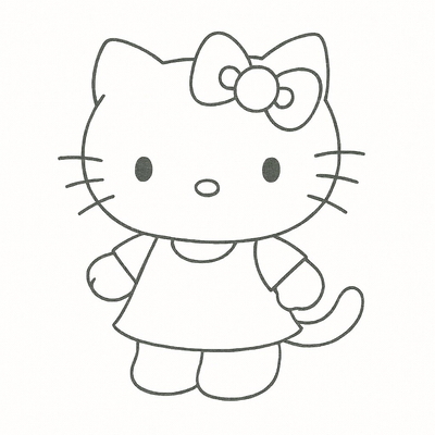 Hello Kitty Coloring Pages for Kids 2026 – Free PDF Sheets