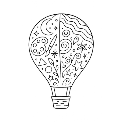 Hot Air Balloon Coloring Pages for Kids 2026 – Free PDF Sheets