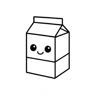 Milk Carton Coloring Pages for Kids 2026 - Cute Coloring Pictures