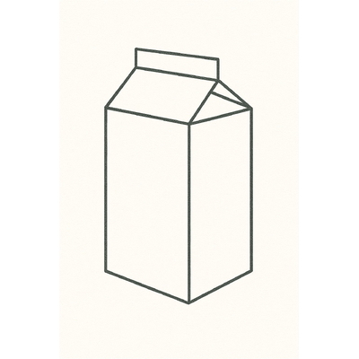 Milk Carton Coloring Pages for Kids 2026 - Cute Coloring Pictures