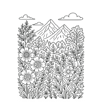Nature Coloring Pages for Kids 2026