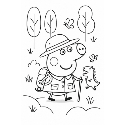 Peppa Pig Coloring Pages for Kids 2026 – Free PDF Sheets