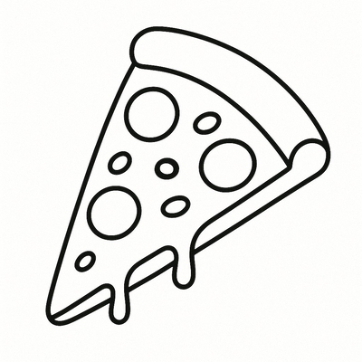 Pizza Coloring Pages for Kids 2026 – Easy PDF Download