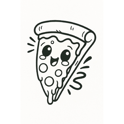 Pizza Coloring Pages for Kids 2026 – Easy PDF Download
