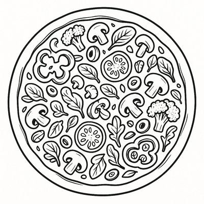 Pizza Coloring Pages for Kids 2026 – Easy PDF Download