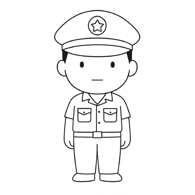 Police Coloring Pages for Kids 2026 – Free PDF Download