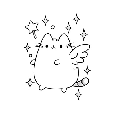 Pusheen Cat Coloring Pages for Kids 2026 – Free PDF Download