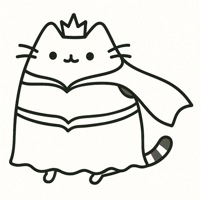Pusheen Cat Coloring Pages for Kids 2026 – Free PDF Download