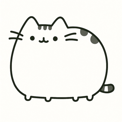 Pusheen Cat Coloring Pages for Kids 2026 – Free PDF Download