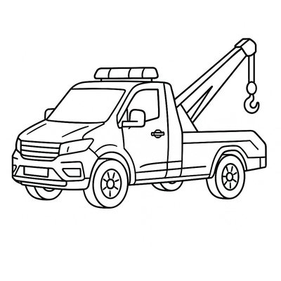 Rescue Truck Coloring Pages for Kids 2026 – Free PDF Download