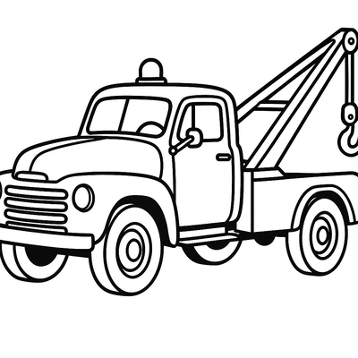 Rescue Truck Coloring Pages for Kids 2026 – Free PDF Download