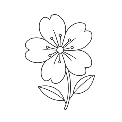 Sakura Coloring Pages for Kids 2026 – Lively PDF Download