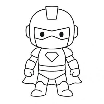 Superhero Robot Coloring Pages for Kids 2026 – Free PDF Download