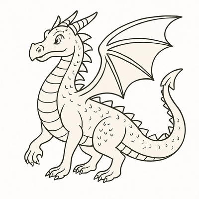 Three-Headed Dragon Coloring Pages for Kids 2026 – Download PDF
