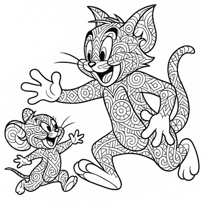 Tom and Jerry Coloring Pages for Kids 2026 – Fun Coloring Sheets