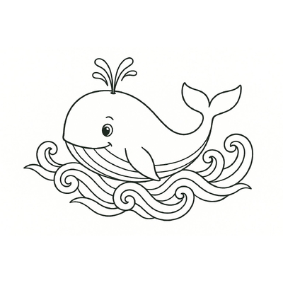 Whale Coloring Pages for Kids 2026 – Fun PDF Download