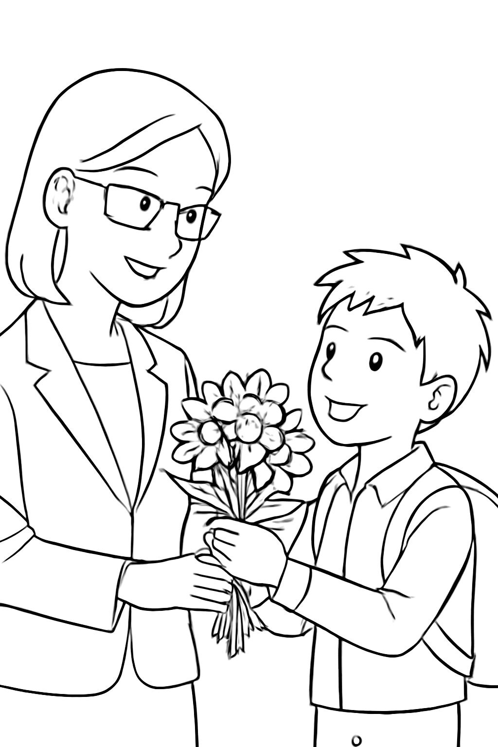 Teacher and Students