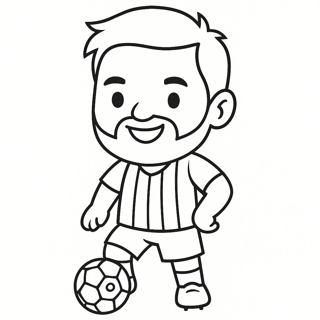 Fun and Creative Messi Coloring Pages for Kids 2026