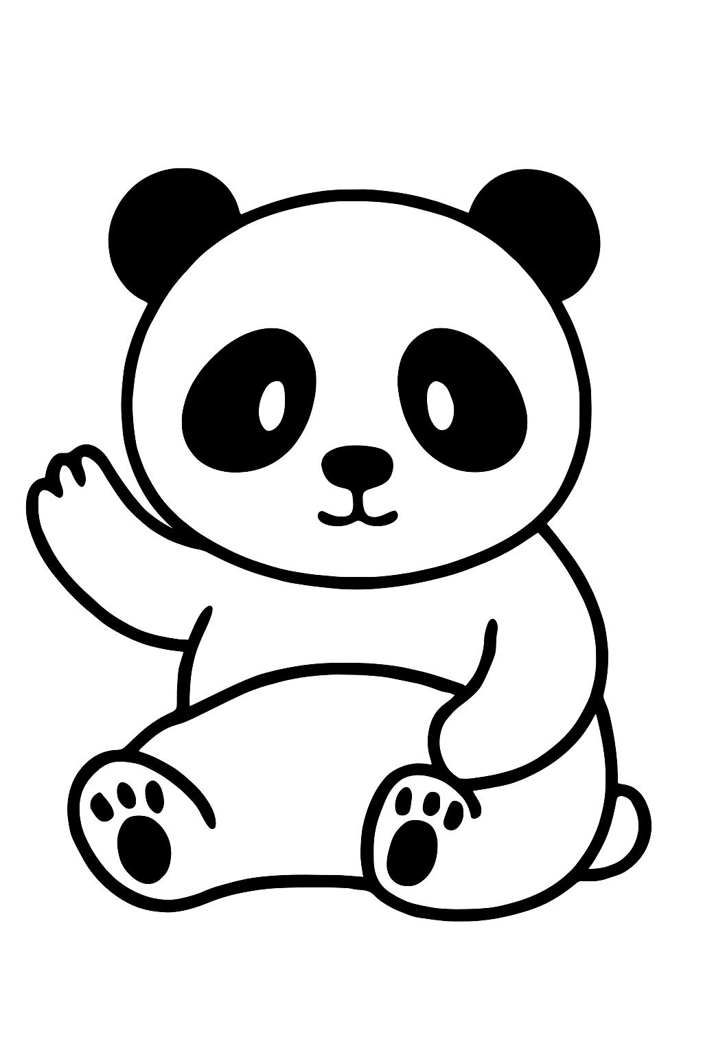 Minimalist Panda
