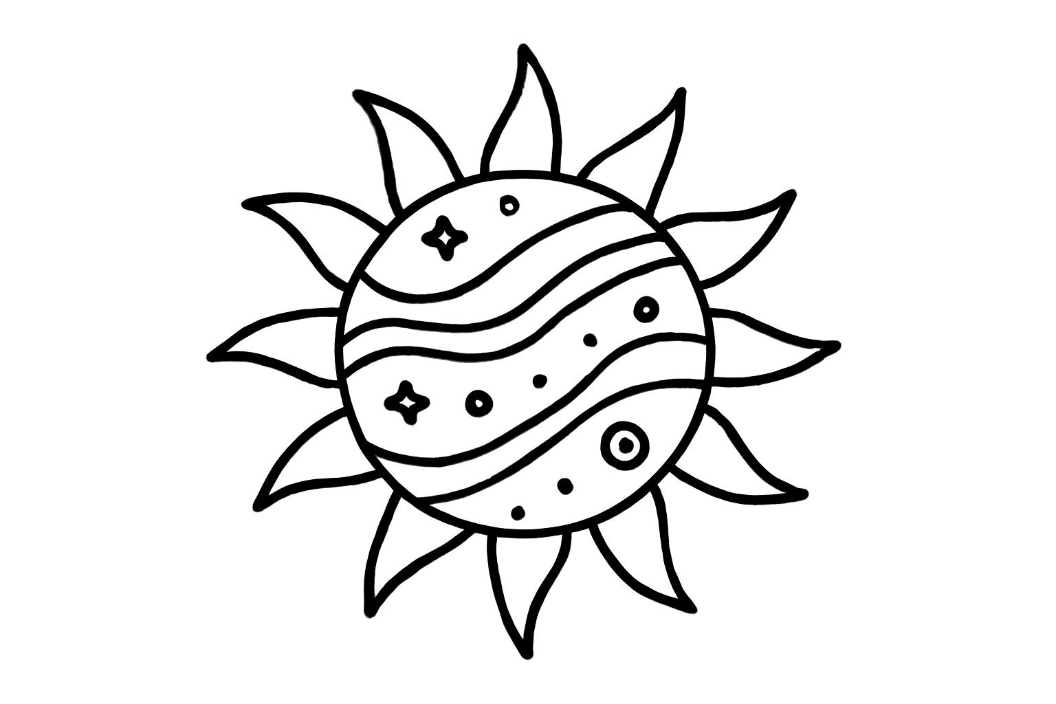 Smiling Sun Coloring Pages for Kids 2026 - Free PDF
