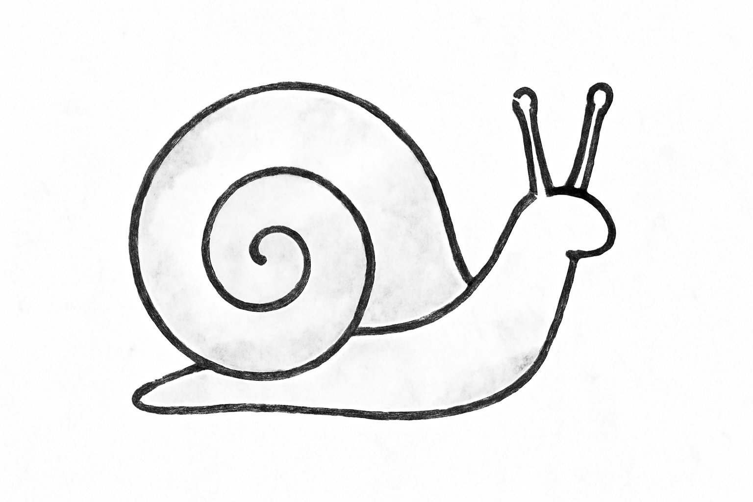 Watercolor Snail