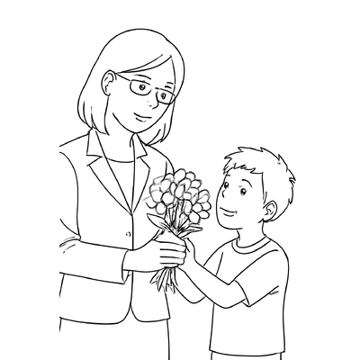 Beautiful Teacher-Themed Coloring Pages for Kids PDF 2026