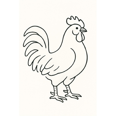 Chicken Coloring Pages for Kids 2026 - Free PDF