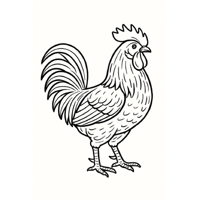 Chicken Coloring Pages for Kids 2026 - Free PDF