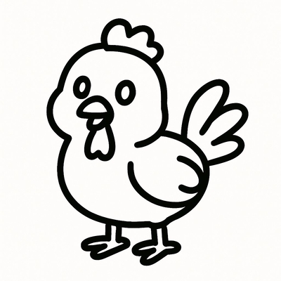 Chicken Coloring Pages for Kids 2026 - Free PDF