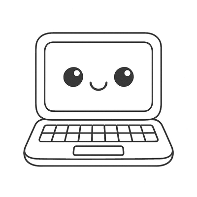 Creative Computer Coloring Pages for Kids 2026 – Download PDF