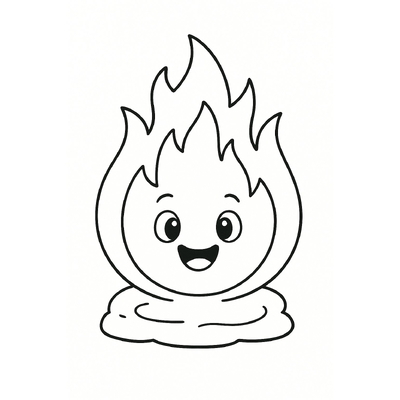 Creative Flame Coloring Pages for Kids 2026 – PDF Download