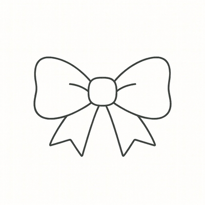 Cutest Bow Coloring Pages for Kids 2026