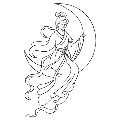Cutest Chang’e Coloring Pages for Kids PDF 2026
