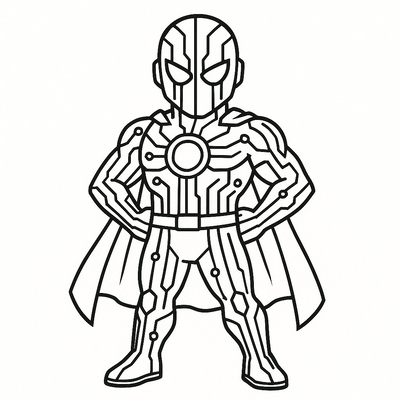Electric Superhero Coloring Pages for Kids 2026 - Free PDF