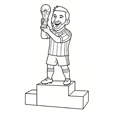 Fun and Creative Messi Coloring Pages for Kids 2026