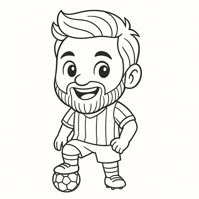 Fun and Creative Messi Coloring Pages for Kids 2026