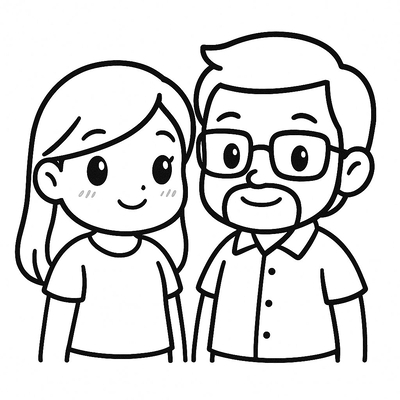 Mom and Dad Coloring Pages for Kids PDF – Beautiful and Easy to Print 2026