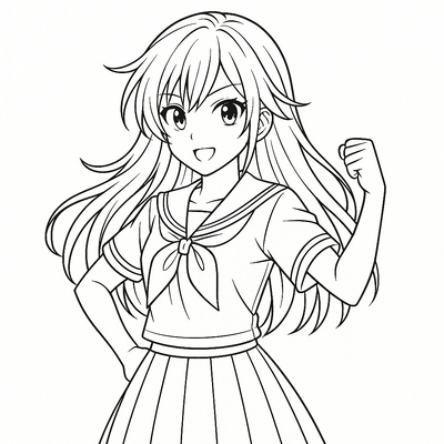 Ran Mori Coloring Pages for Kids 2026 – Free PDF Download