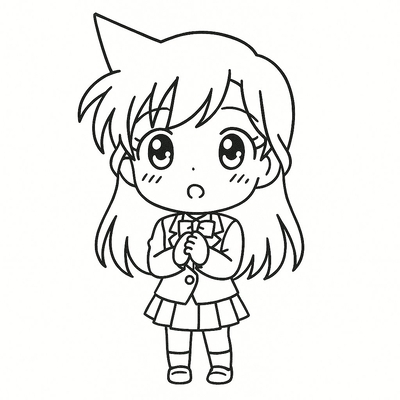 Ran Mori Coloring Pages for Kids 2026 – Free PDF Download