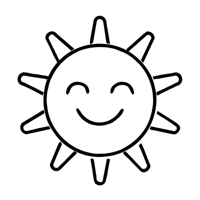 Smiling Sun Coloring Pages for Kids 2026 - Free PDF