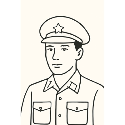 Soldier Hat Coloring Pages for Kids 2026