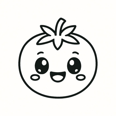 Tomato Coloring Pages for Kids 2026 | Free PDF Download